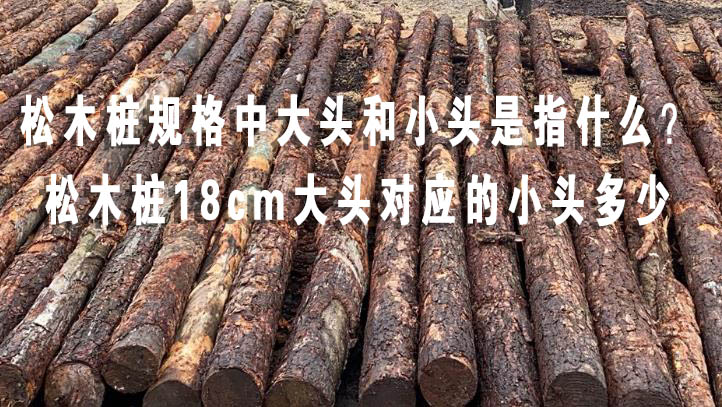 松木樁規(guī)格中大頭和小頭是指什么？松木樁18cm大頭對應(yīng)的小頭多少