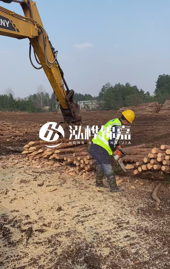 銅陵挖機(jī)打木樁專業(yè)施工-打松木樁一般算米還是算根？